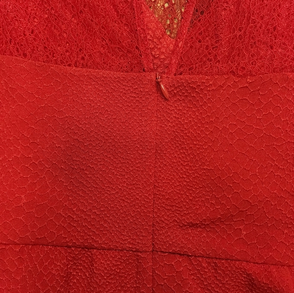 NWOT The Kooples Red Cocktail Dress - Picture 6 of 11